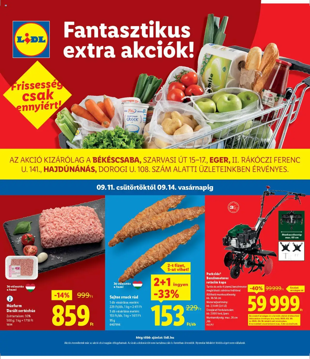 Lidl aktuális szórólap, érvényes 2025.09.11.-től - 1 oldal