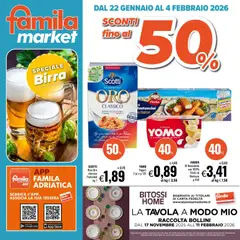 Anteprima dell'opuscolo Volantino Market dal negozio Famila valido da 22/01/2026