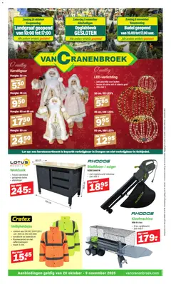 Voorbeeld van Folder van winkel Van Cranenbroek geldig vanaf 20-10-2025