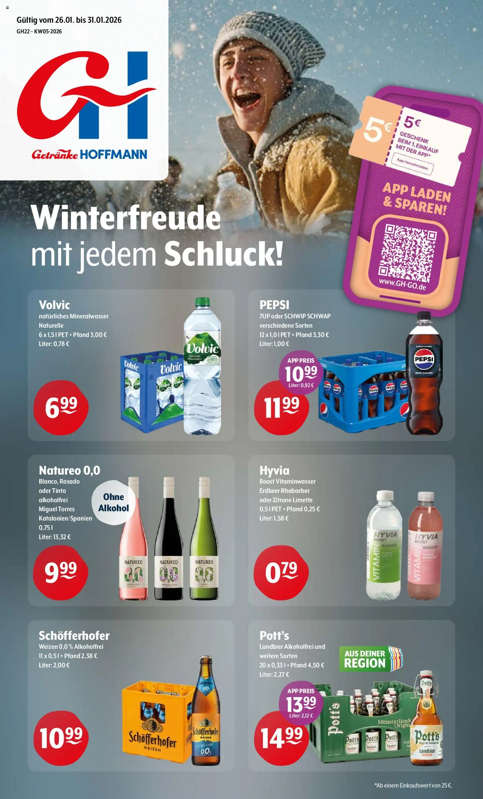 Vorschau von dem Prospekt des Geschäftes Getränke Hoffmann, gültig ab dem 26.01.2026