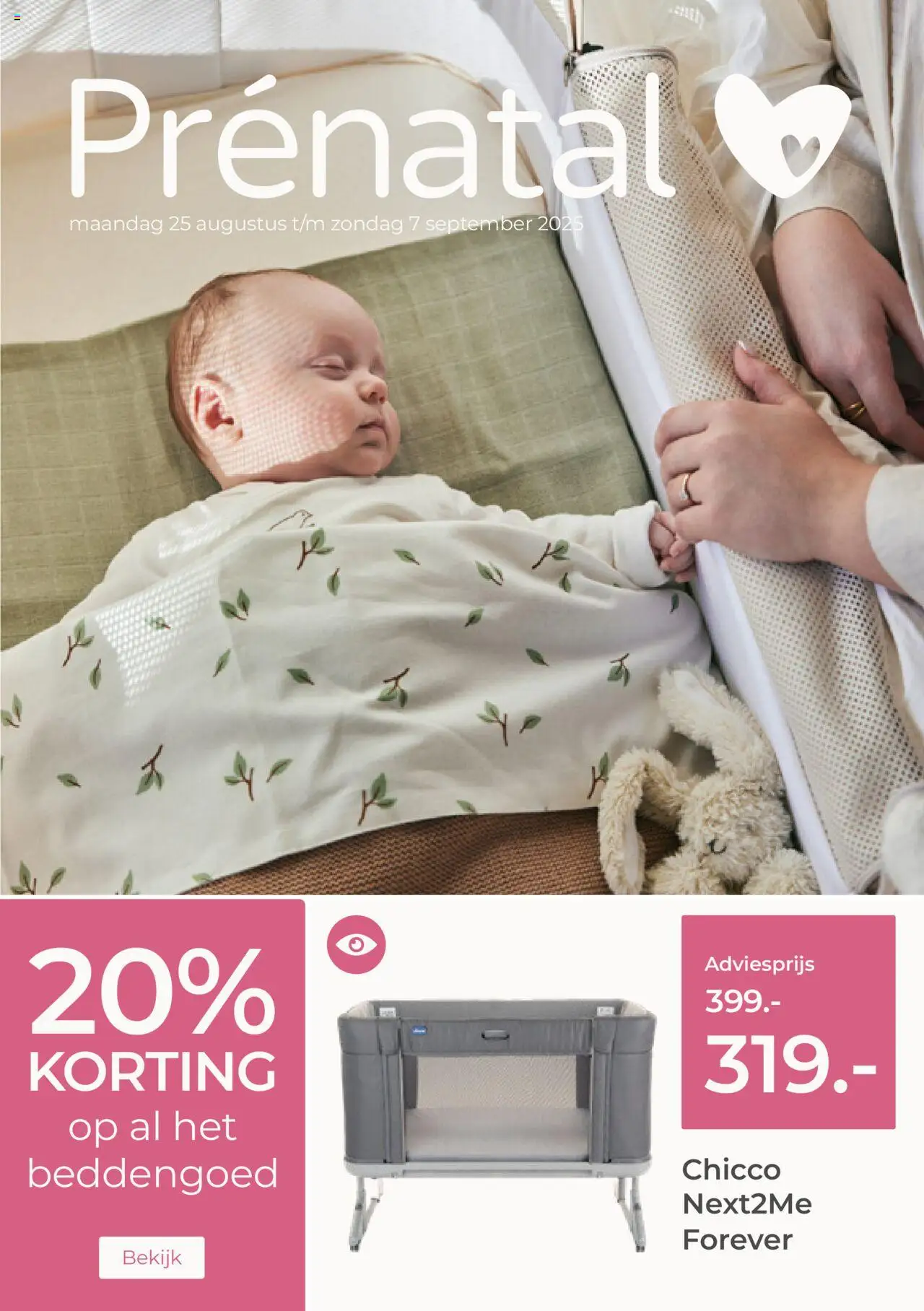 Prénatal shop Folder geldig vanaf 25-08-2025 - Paginanummer 1 - Beddengoed