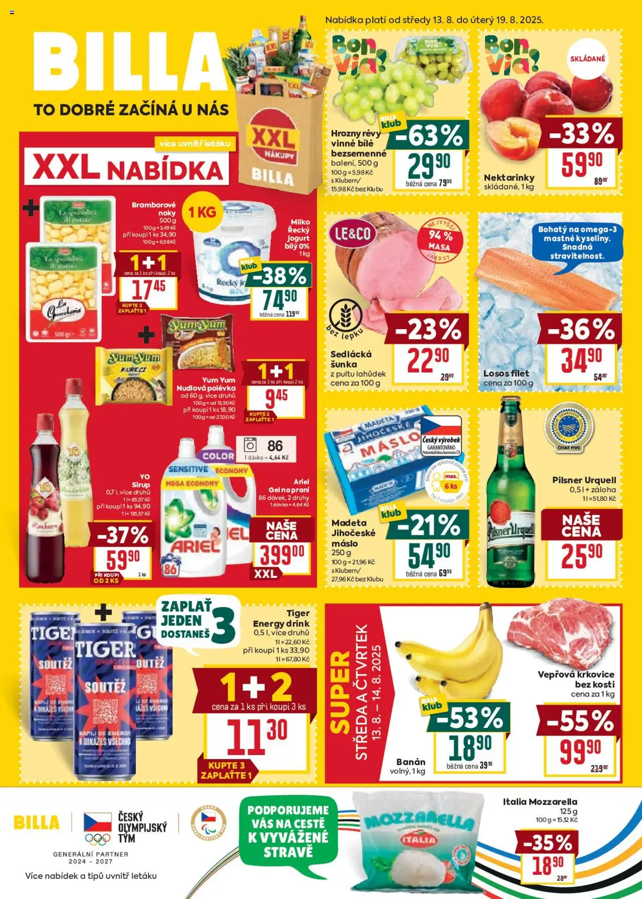  BILLA leták již od 13.08.2025 » Akční "Velký leták"