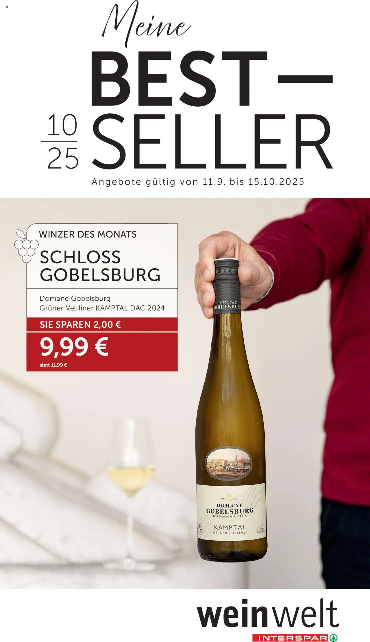  INTERSPAR Flugblatt 11.09.2025 - Angebote "Wein Welt" - Seite 1