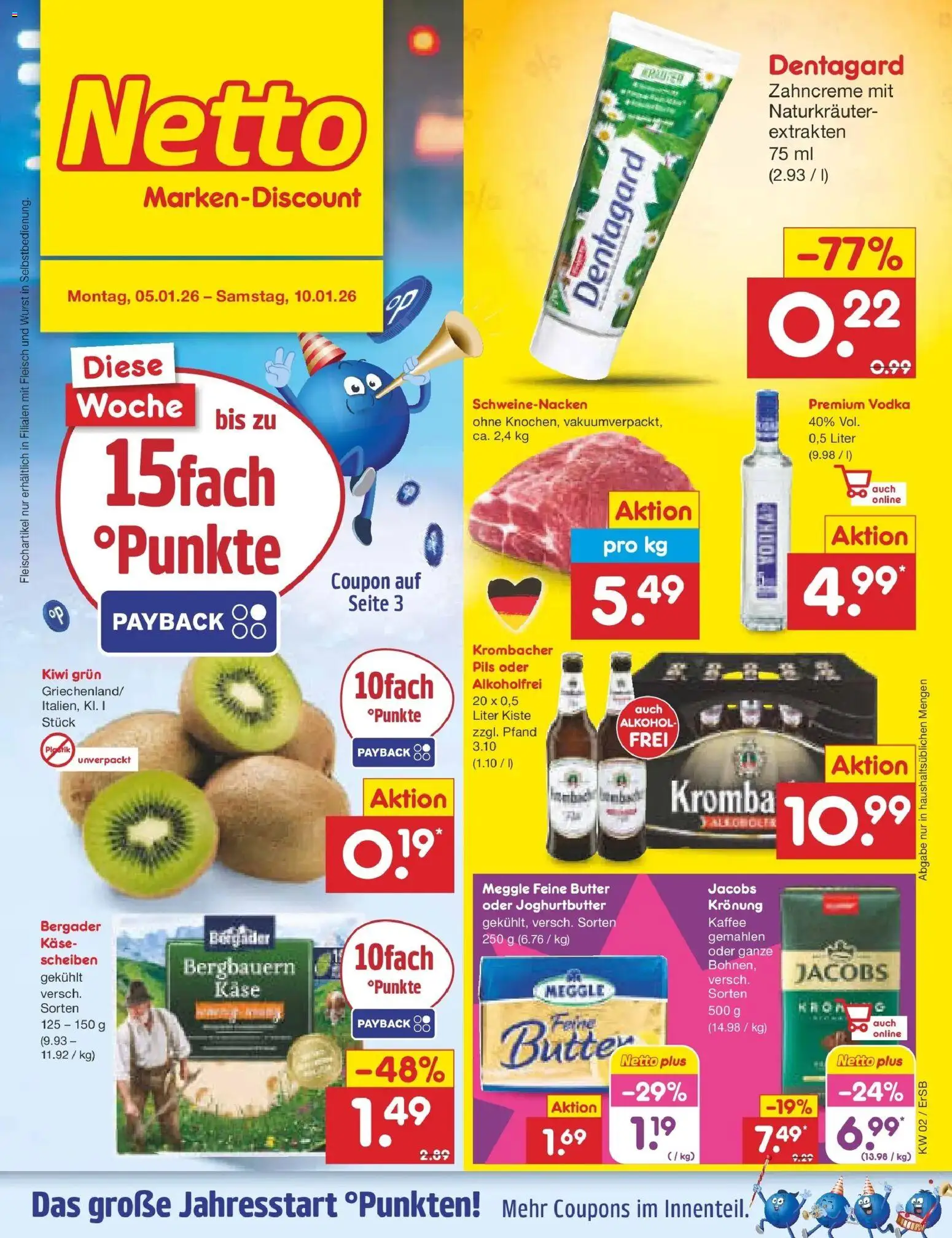 Vorschau von dem Prospekt des Geschäftes Netto Marken-Discount, gültig ab dem 04.01.2026