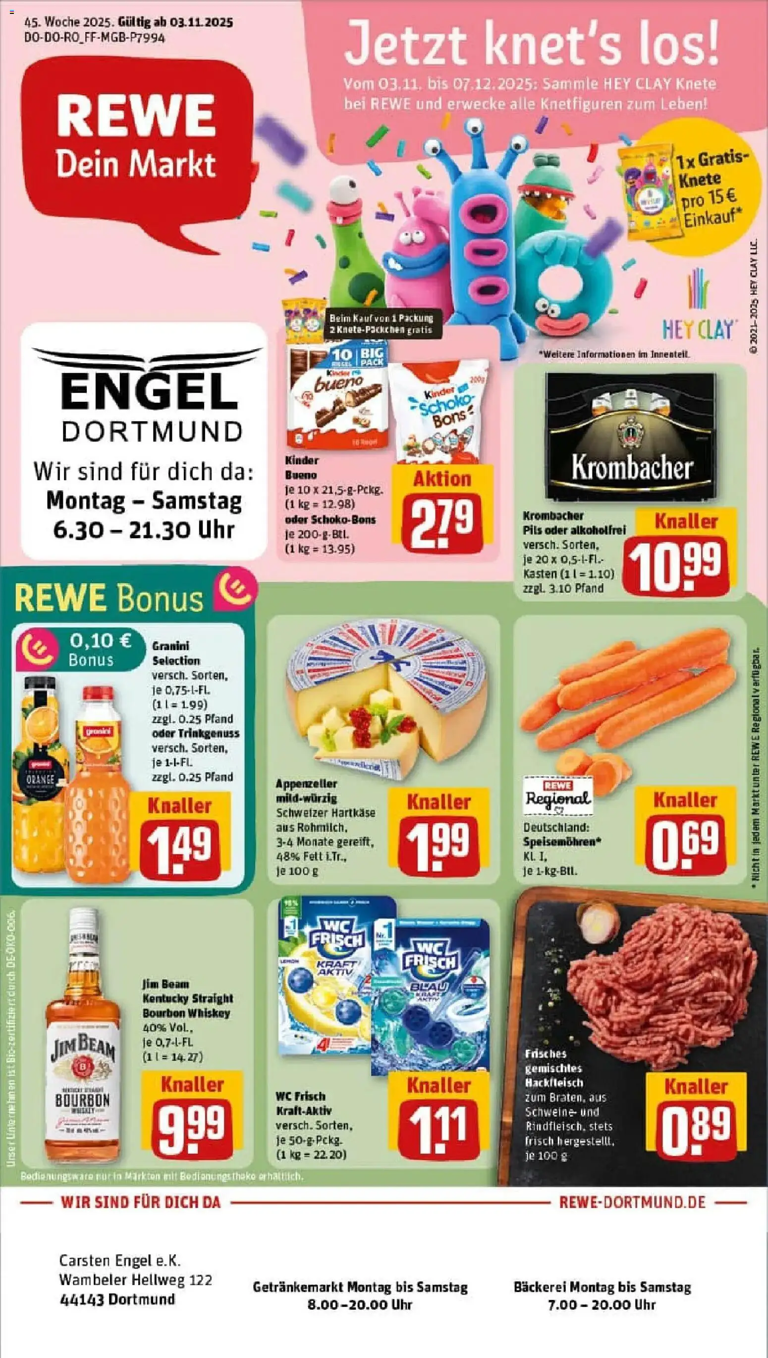 Vorschau von dem Prospekt des Geschäftes Rewe, gültig ab dem 03.11.2025