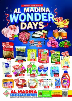 Preview of the catalogue Wonder Day Deals - Rolla, Sharjah Branch of store Al Madina valid from 20 Nov, 2025