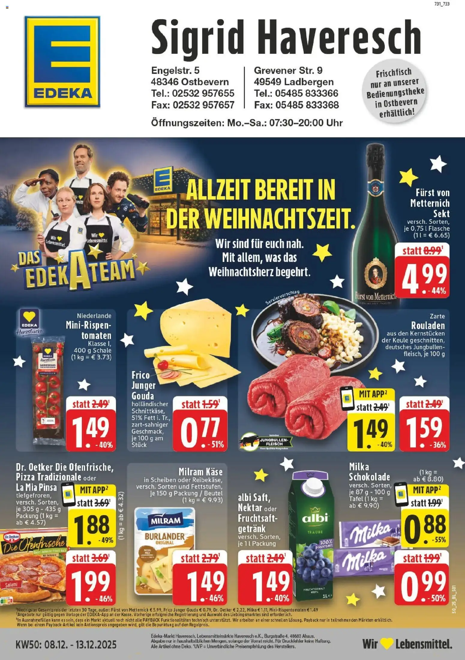 Vorschau von dem Prospekt des Geschäftes Edeka, gültig ab dem 07.12.2025