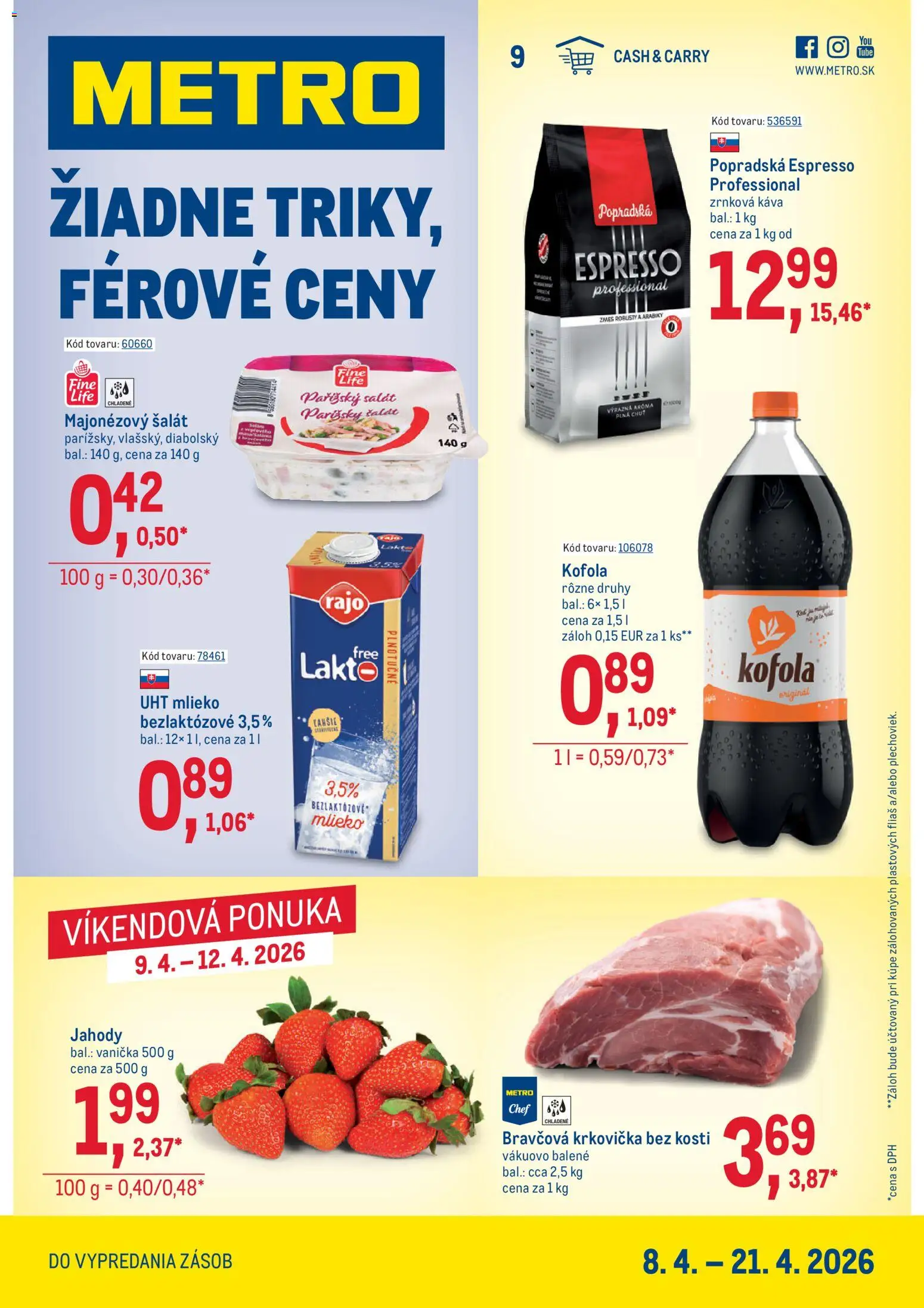 Náhľad Metro letáku platného od 08.04.2026