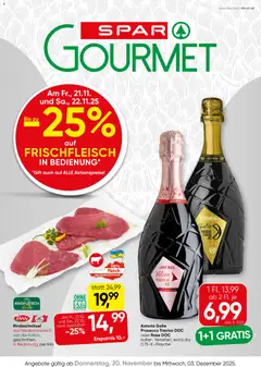 Vorschau der Angebote: SPAR Gourmet Flugblatt gültig ab 20.11.2025
