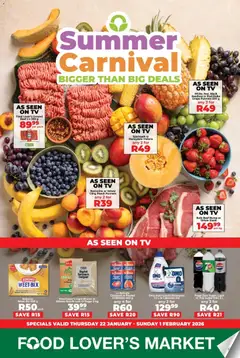 Preview of Food Lover's Market flyer valid from 22/01/2025