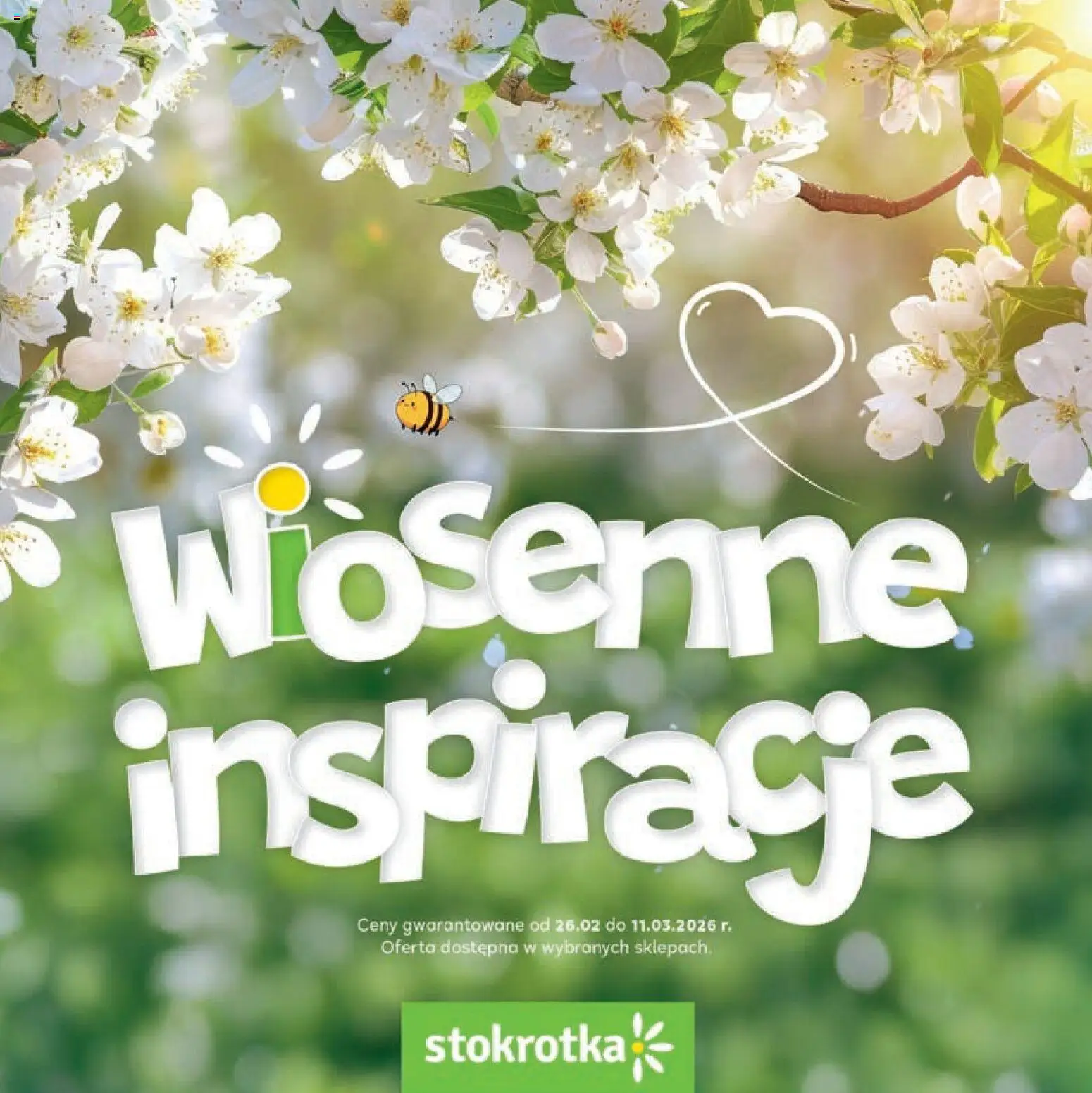 Pogląd gazetki "Wiosenne Inspiracje" ze sklepu Stokrotka ważnej od 26.02.2026
