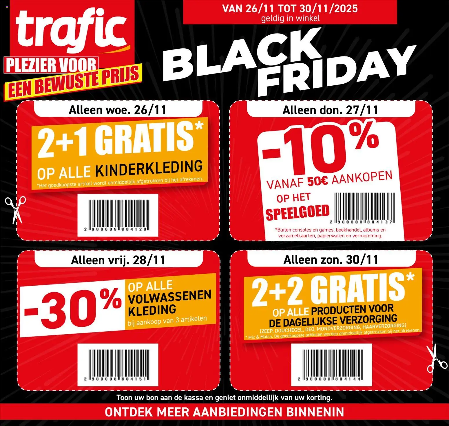 Prévisualisation de Black Friday du magasin Trafic formulaire valide 26/11/2025