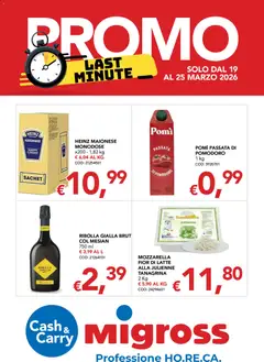 Anteprima dell'opuscolo Migross volantino Promo Last minute dal negozio Migross valido da 19/03/2026
