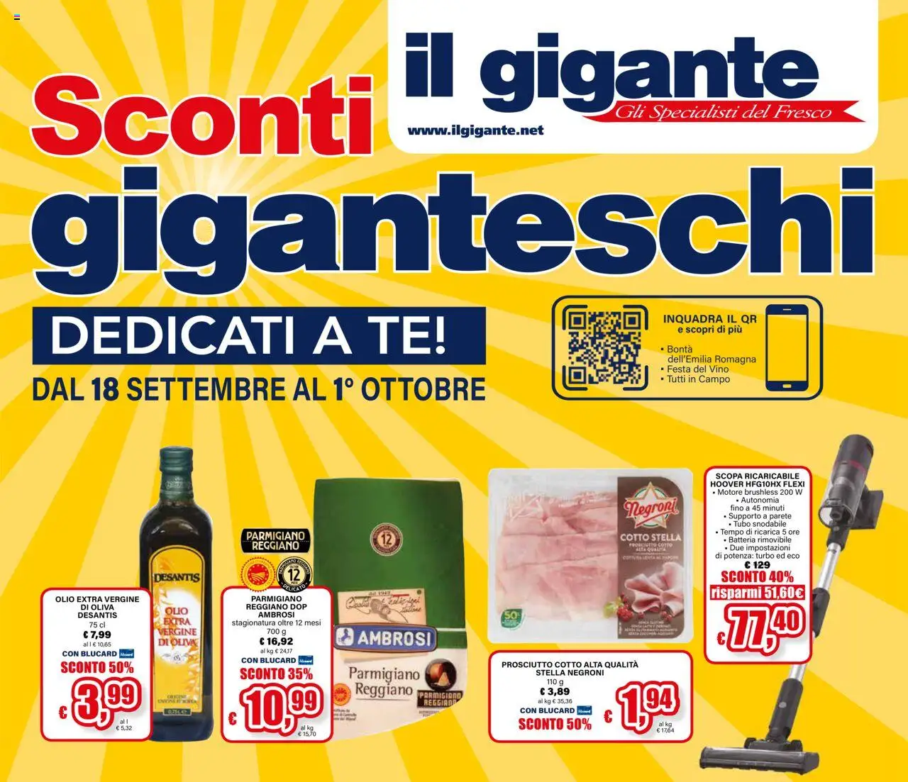 Volantino Il Gigante valido da 18/09/2025 numero di pagina 1