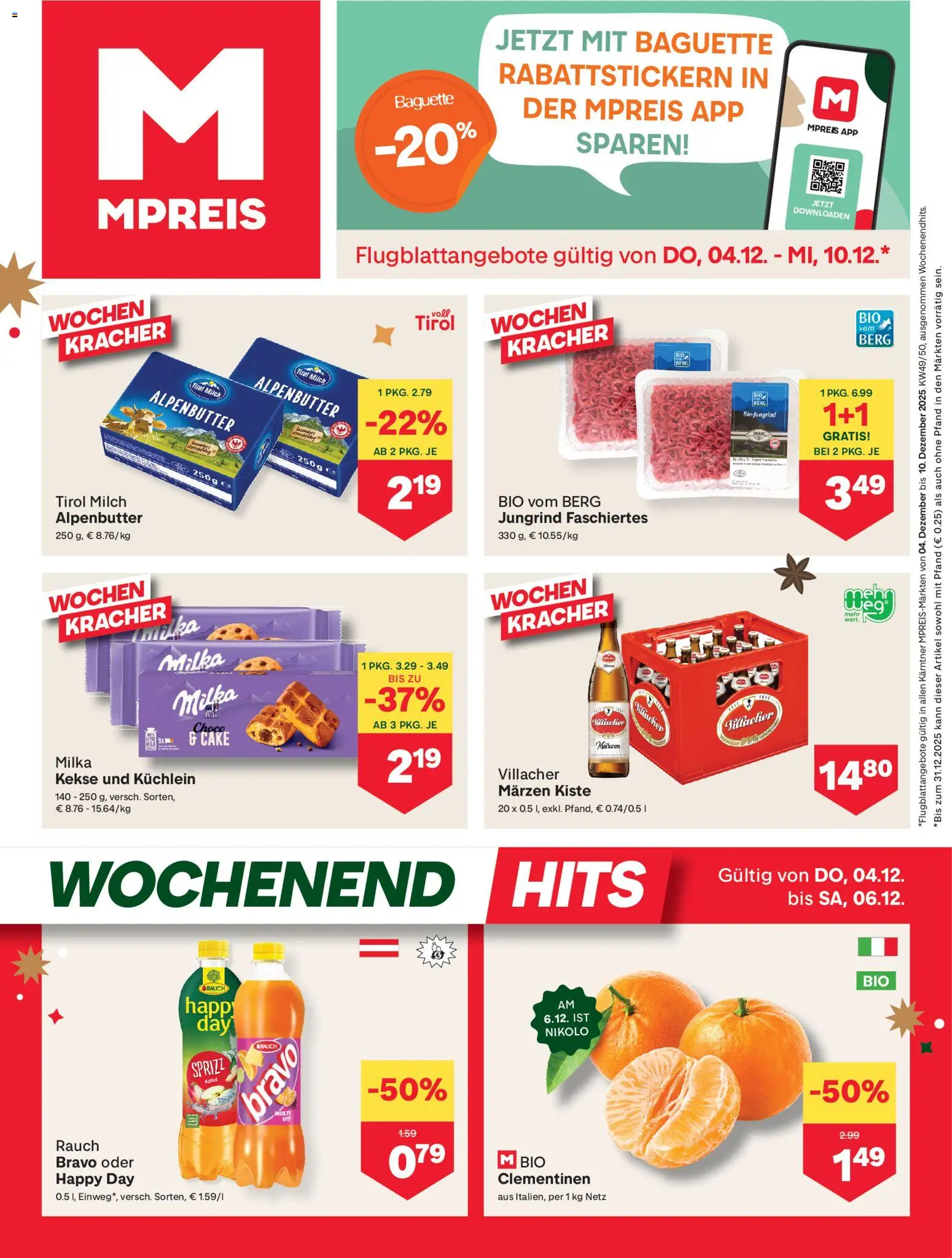 Vorschau der Angebote: MPREIS Dellach im Drautal gültig ab 04.12.2025