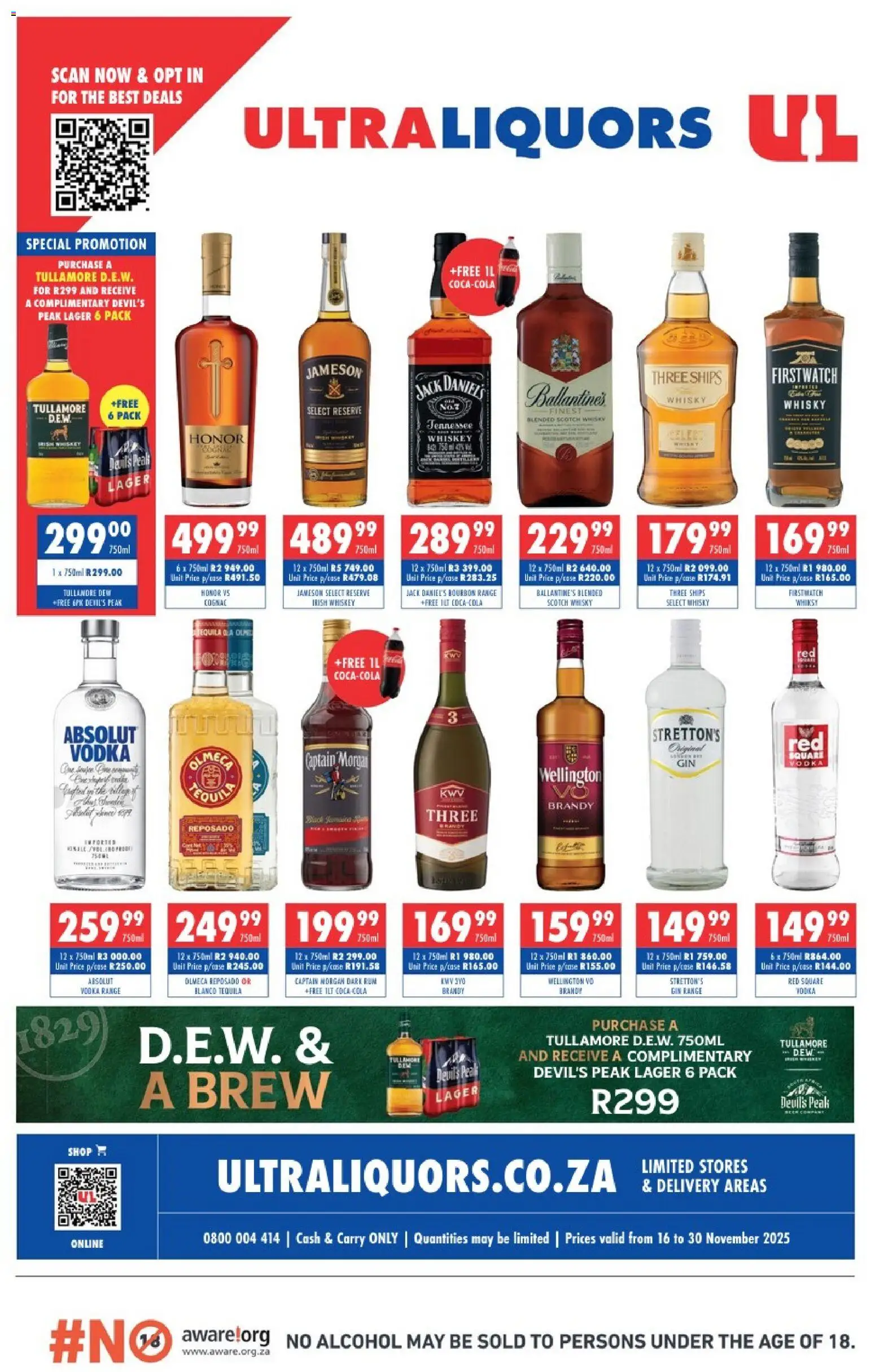 Preview of Ultra Liquors flyer valid from 16/11/2025