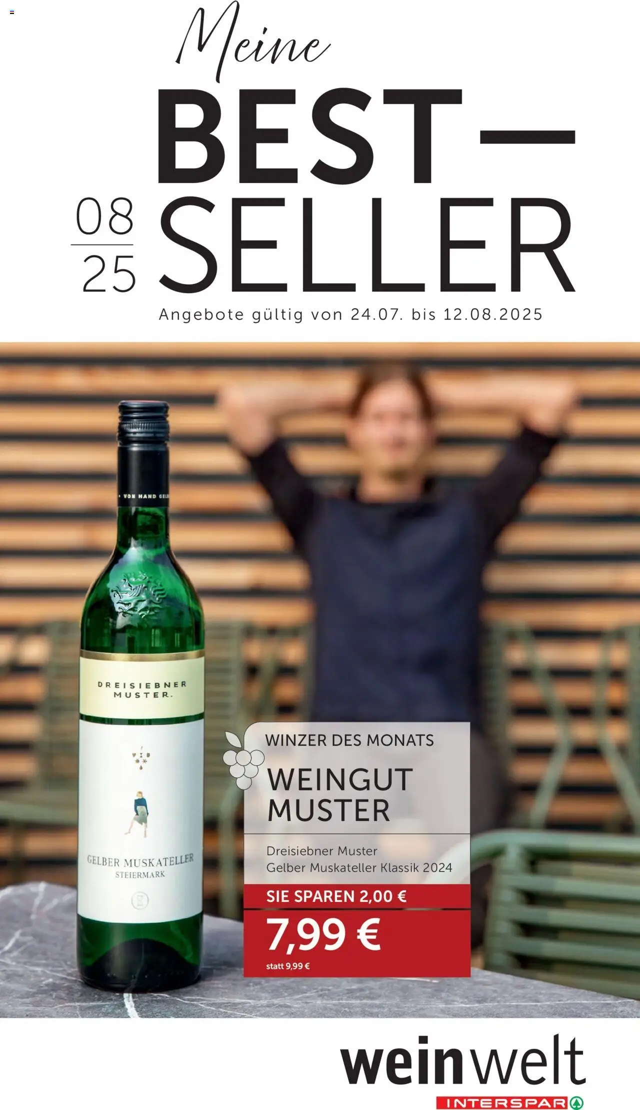  INTERSPAR Flugblatt 24.07.2025 - Angebote "Wein Welt" - Seite 1