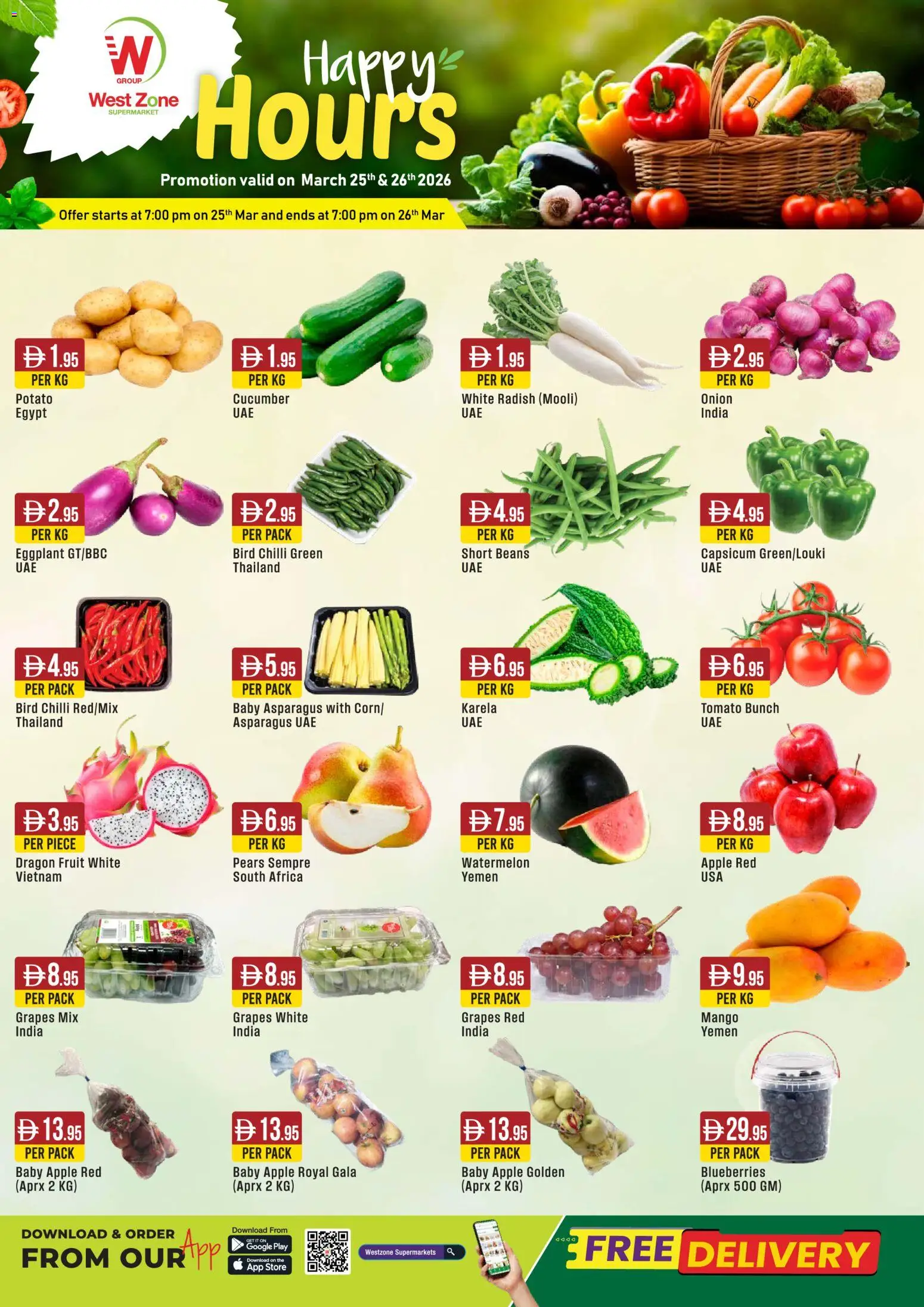 Preview of the catalogue Westzone Supermarket catalogue - happy hours of store Westzone Supermarket valid from 25 Mar, 2026
