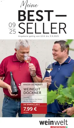 Vorschau der Angebote: Interspar Wein Welt gültig ab 13.08.2025