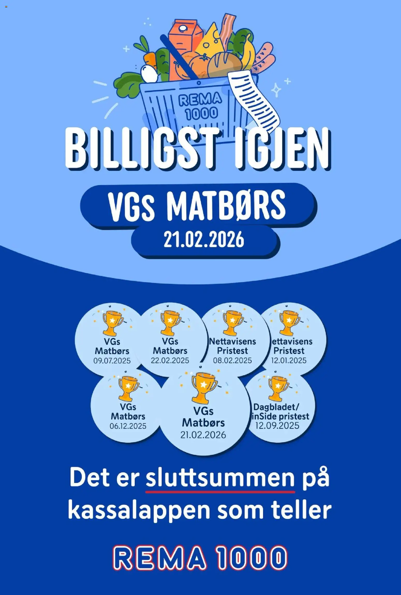 Forhåndsvis Kundeavis Oslo fra butikk Rema 1000 gyldig fra 22/02/2026