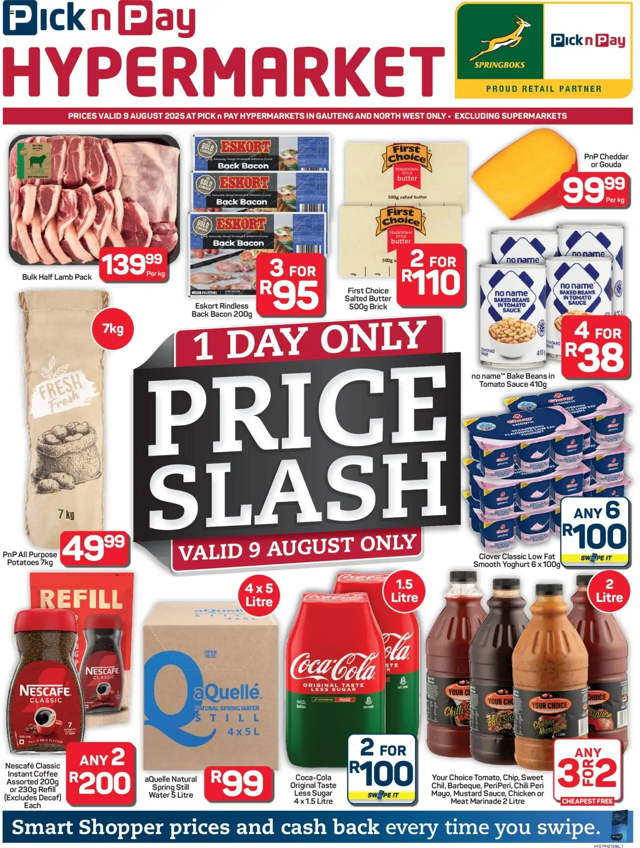 Pick n Pay Inland provinces - Hyper Price Slash Specials from 09/08 - 09/08/2025 > Promotions