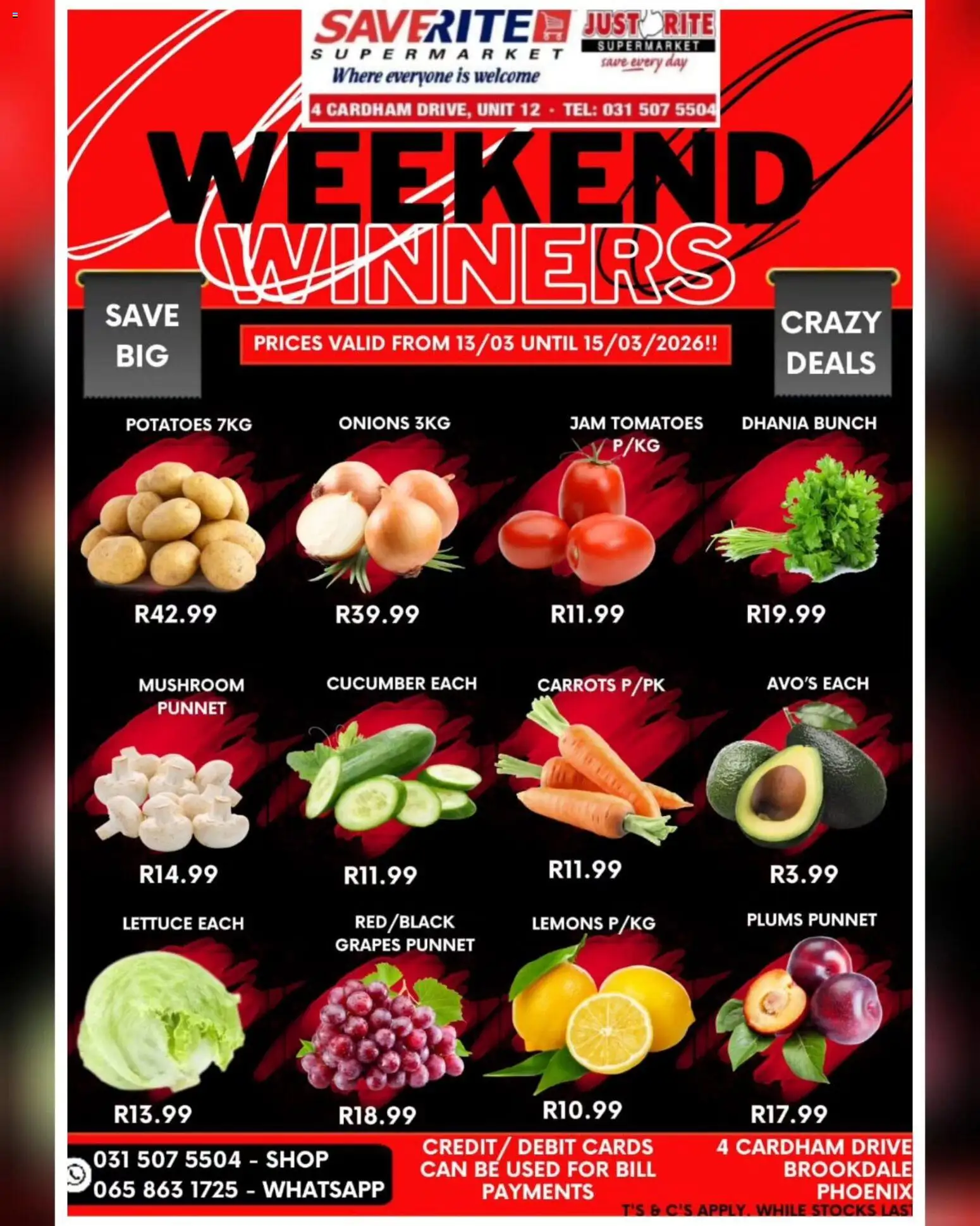 Preview of Saverite flyer valid from 13/03/2026