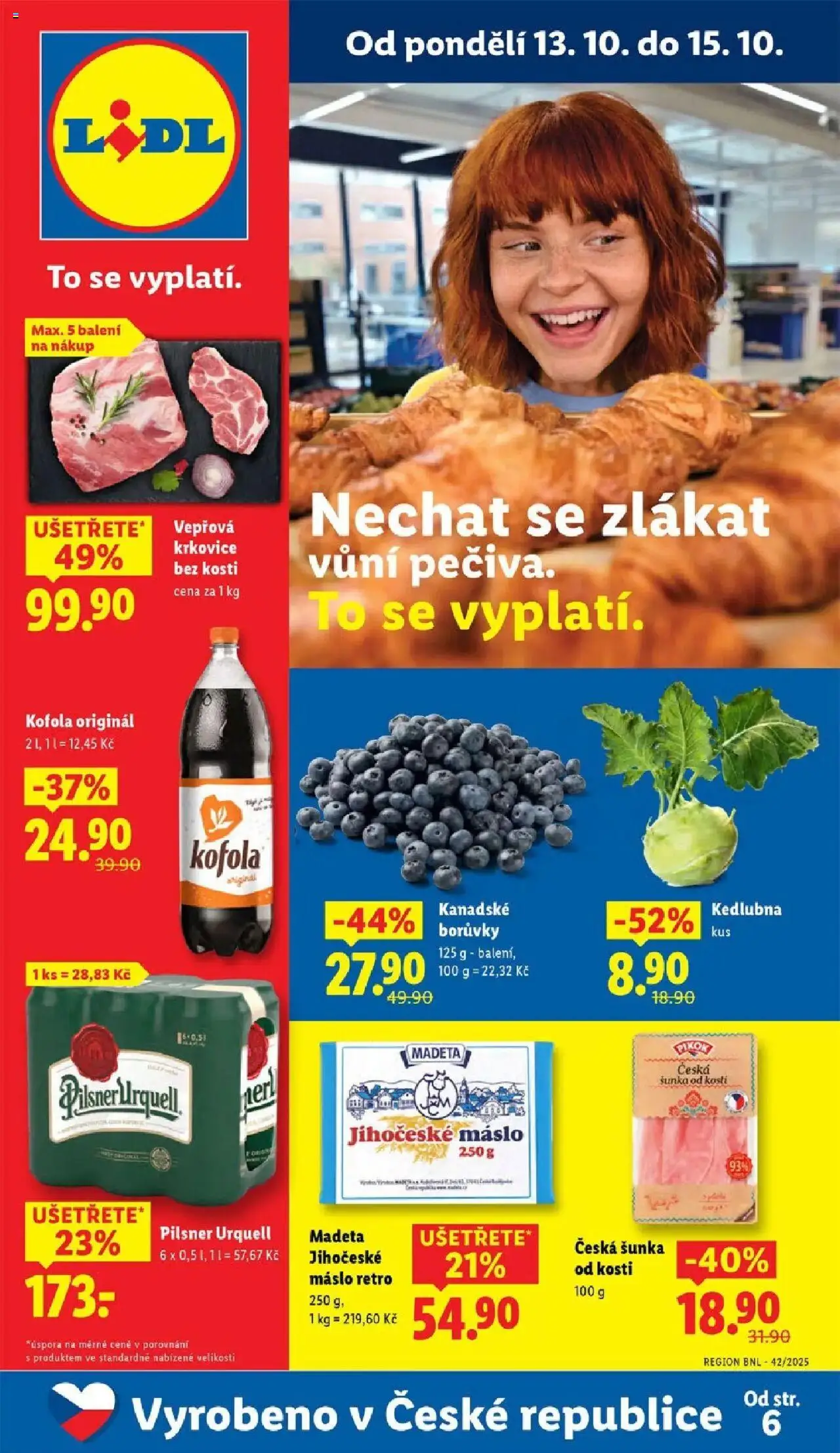  LIDL leták příští týden od 12.10.2025 >> Lidl Akce