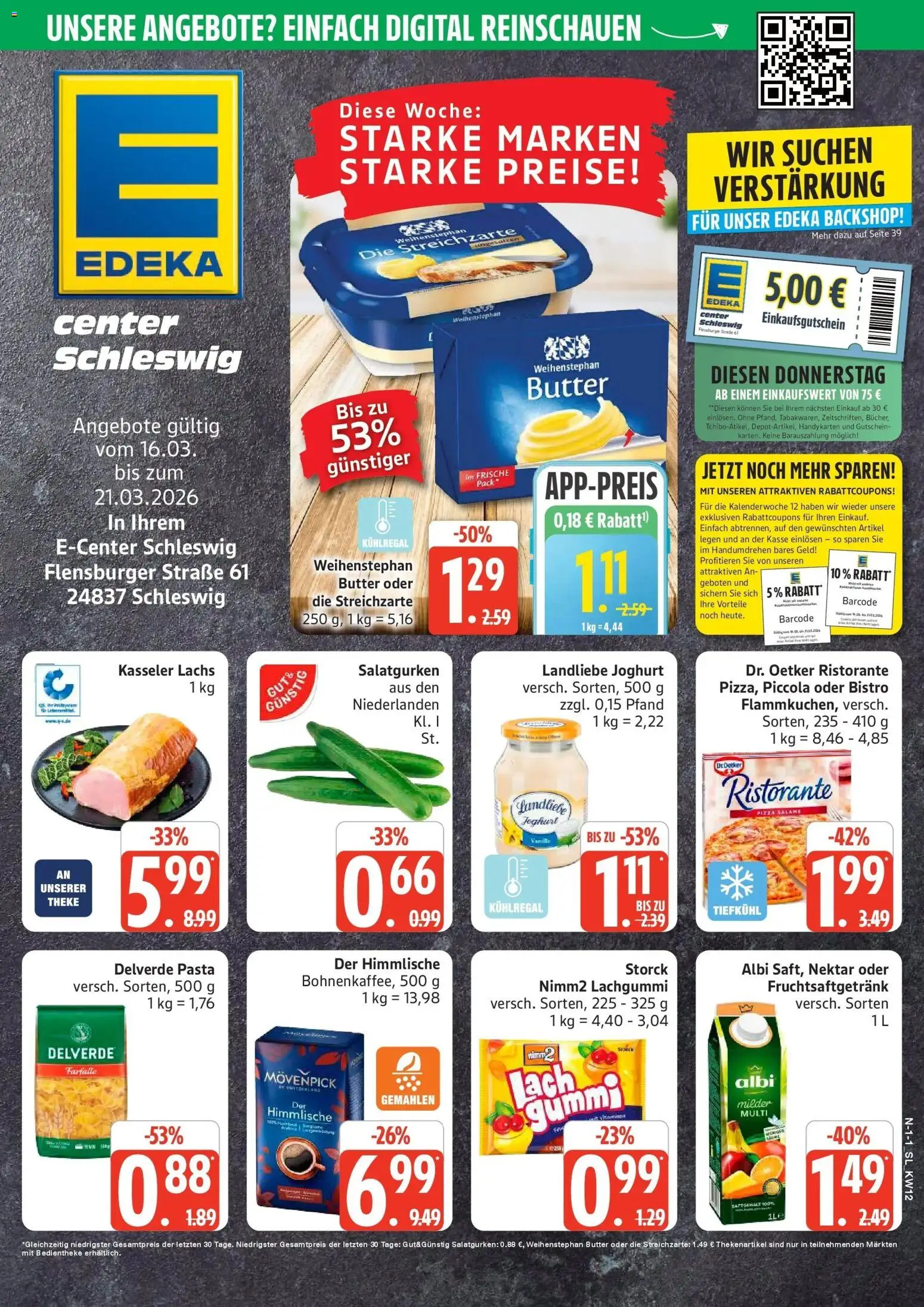 Vorschau von dem Prospekt des Geschäftes Edeka, gültig ab dem 16.03.2026