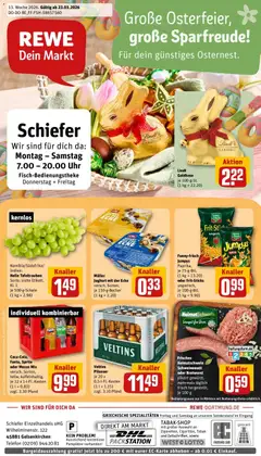 Vorschau von dem Prospekt des Geschäftes Rewe, gültig ab dem 23.03.2026