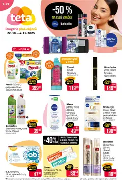 Náhled nabídky: TETA Drogerie Leták platný od 22.10.2025