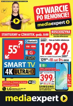 Pogląd gazetki "Otwarcie po remoncie - Kościerzyna" ze sklepu Mediaexpert ważnej od 23.10.2025