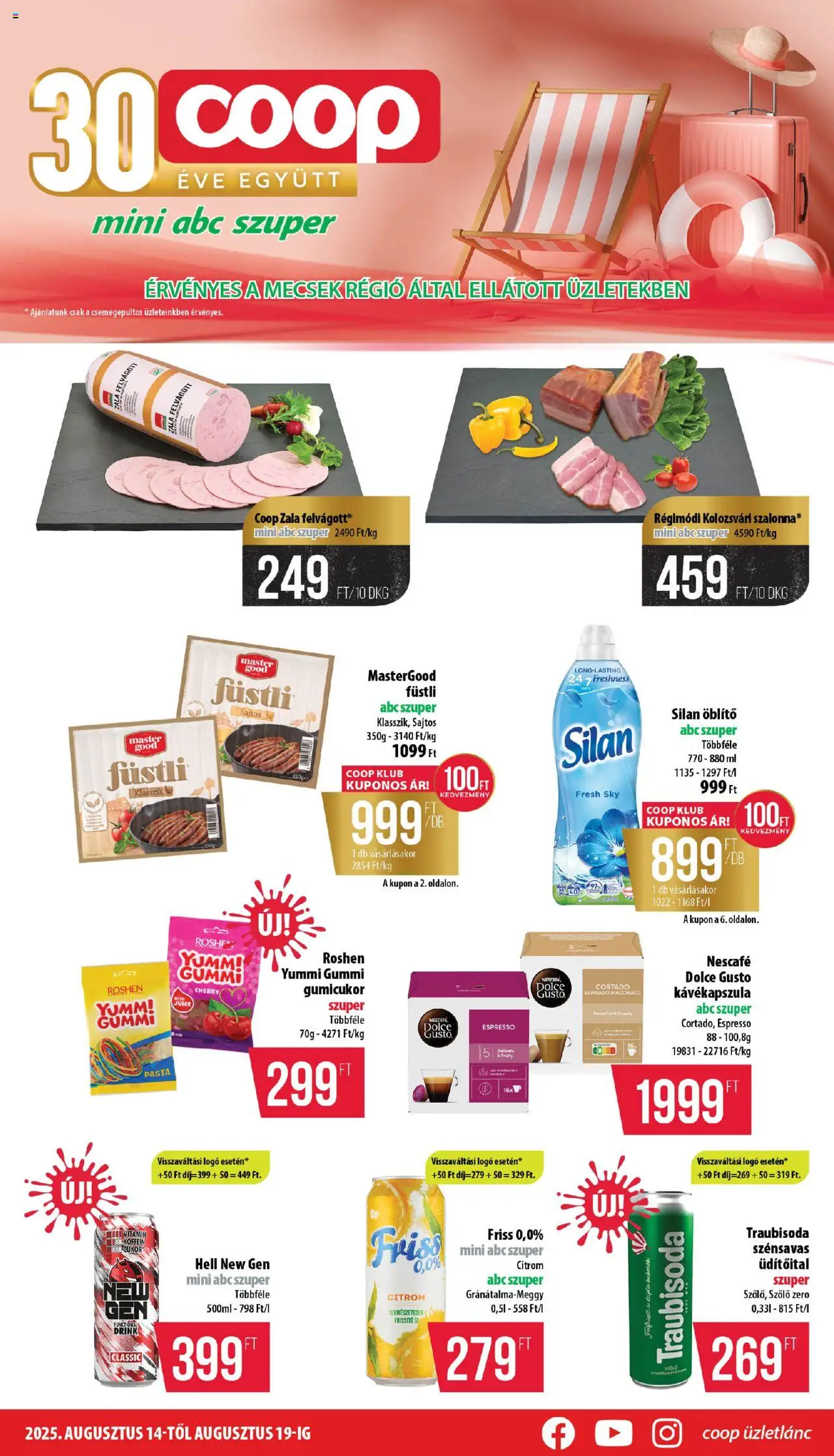 COOP aktuális szórólap, érvényes 2025.08.14.-től - 1 oldal