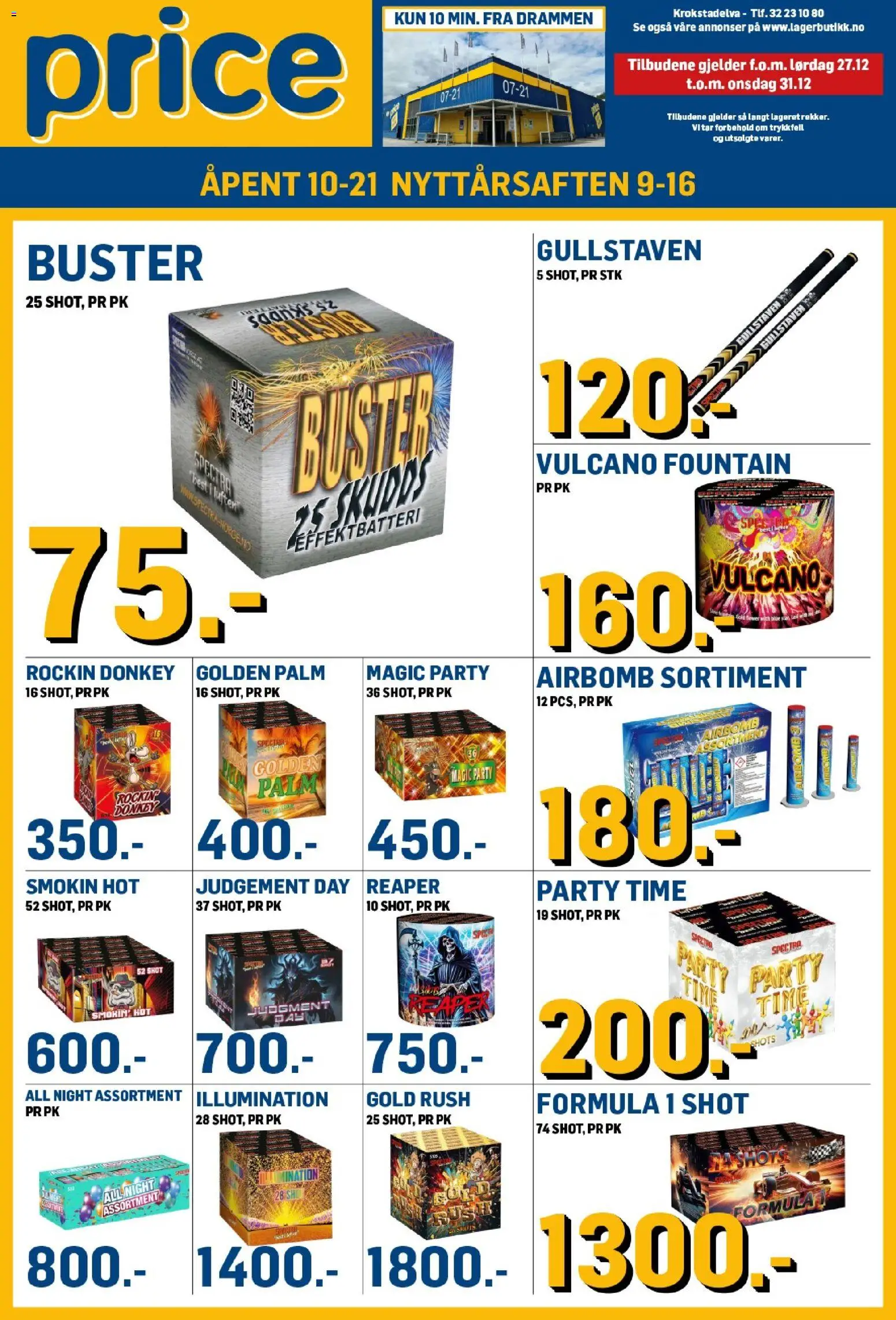 Forhåndsvis Kundeavis fra butikk Price Lagerbutikk gyldig fra 27/12/2025