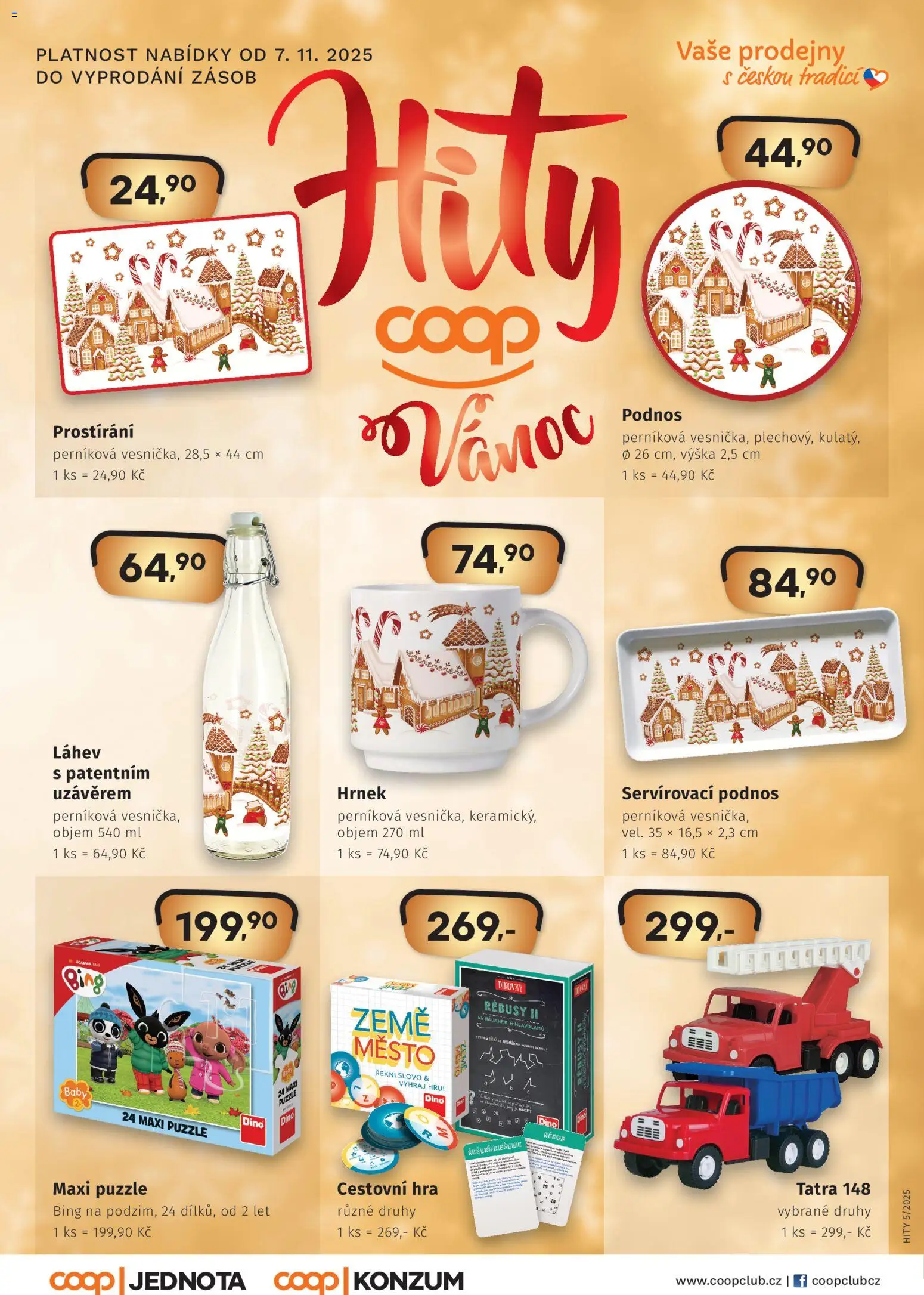 Náhled nabídky: Coop Leták - Hity Vánoce platný od 07.11.2025