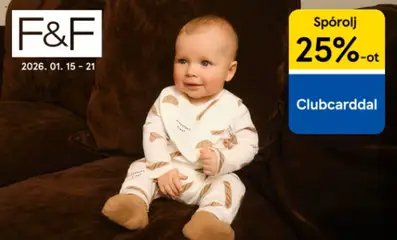 F&F - Akciós újság F&F megtekintése, amely érvényes 2026.01.15.-től