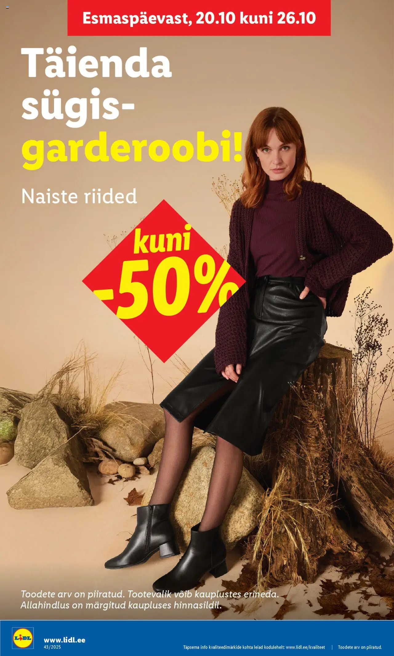 Lidl kliendilehe eelvaade alates 2025.10.20