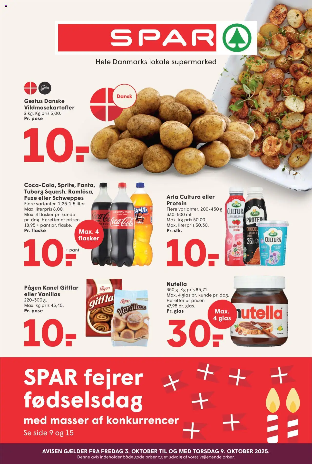 Spar tilbudsavis gyldig fra 03/10/2025 - side 1