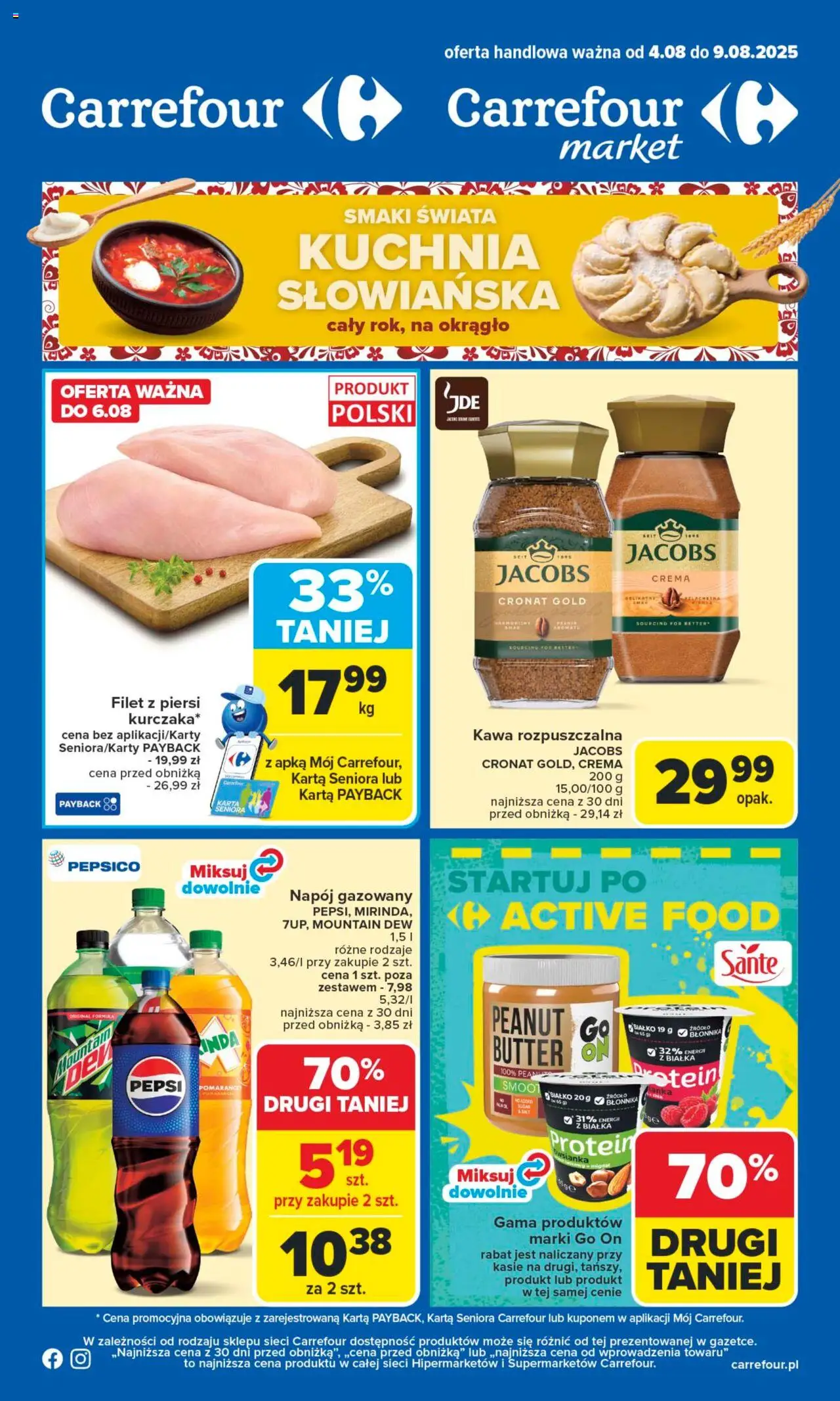 Carrefour Gazetka od 04.08.2025 - Nowa Gazetka - Numer strony 1