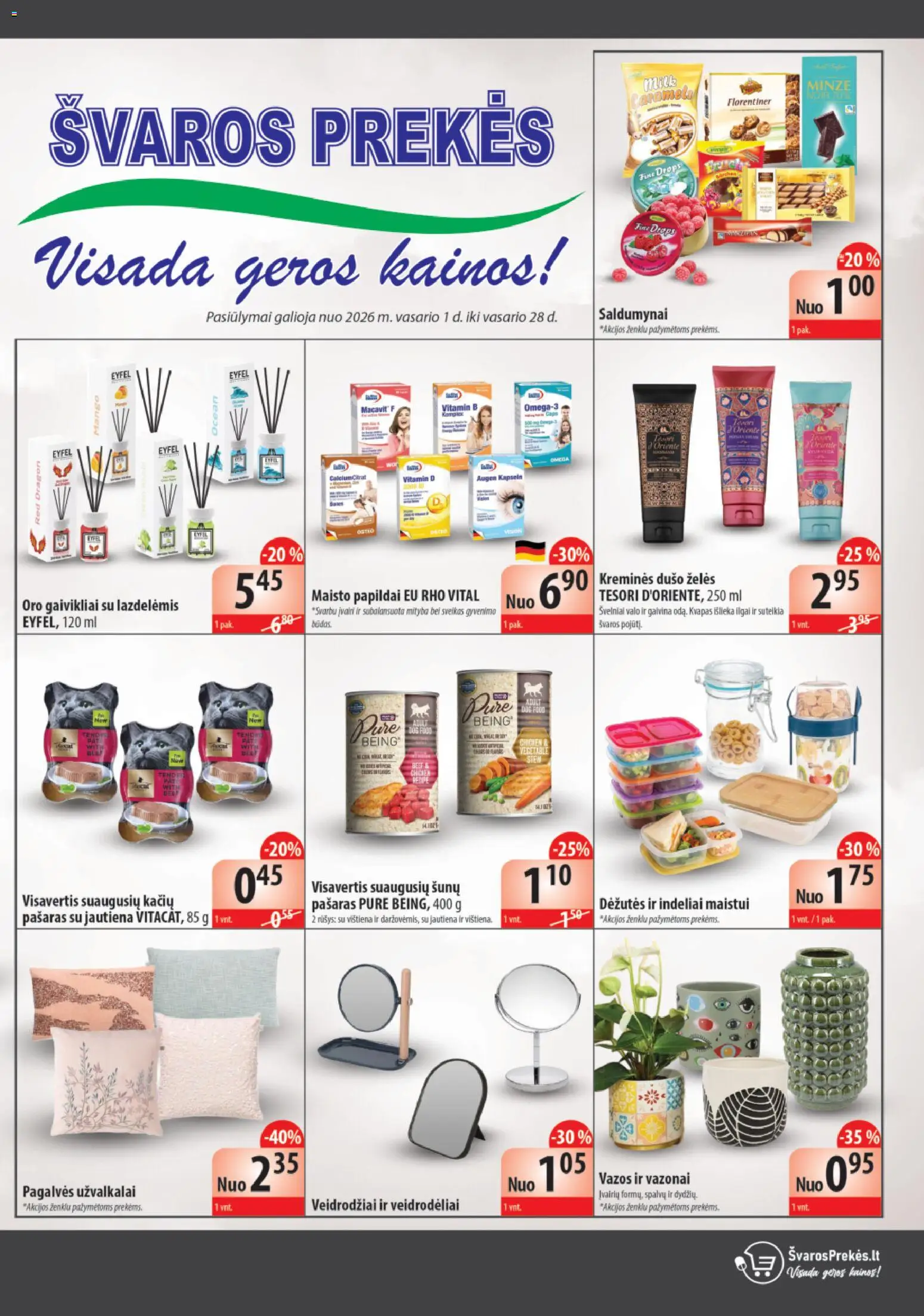 Švaros Prekés parduotuvės leidinio Leidinys galiojančio nuo 2026.02.01 peržiūra