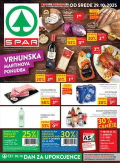 Predogled kataloga iz trgovine Spar veljaven od 29.10.2025