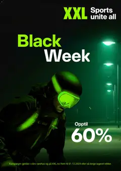 Forhåndsvis Black Friday fra butikk XXL gyldig fra 10/11/2025