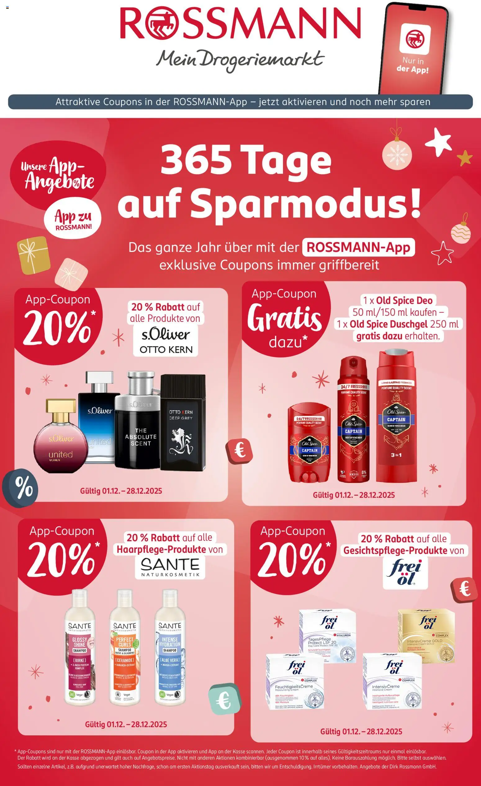 Vorschau von dem Prospekt des Geschäftes Rossmann, gültig ab dem 20.12.2025 - Öl, Shampoo, Deodorant, Duschgel
