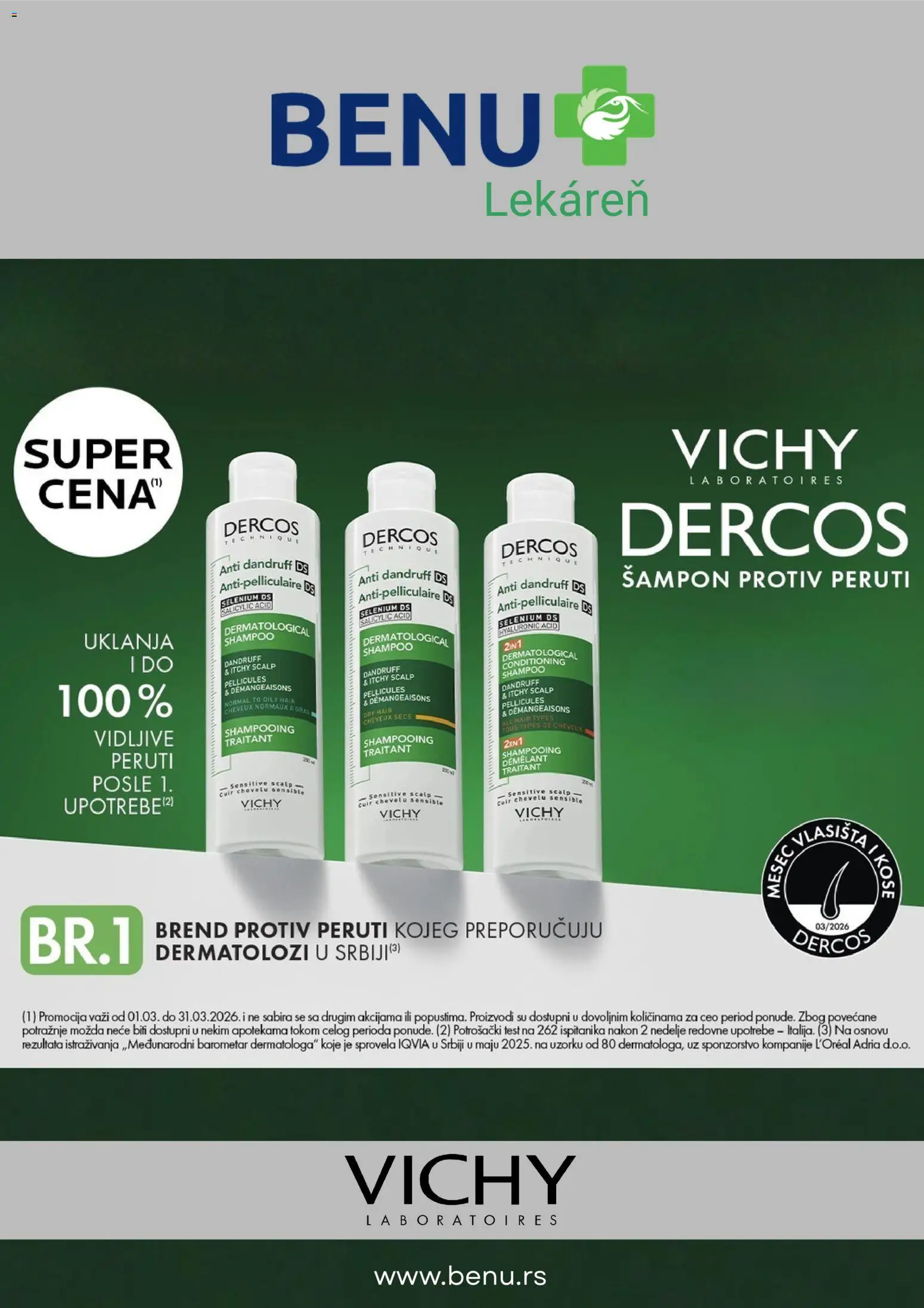 Pregled BENU kataloga - važi od 01.03.2026