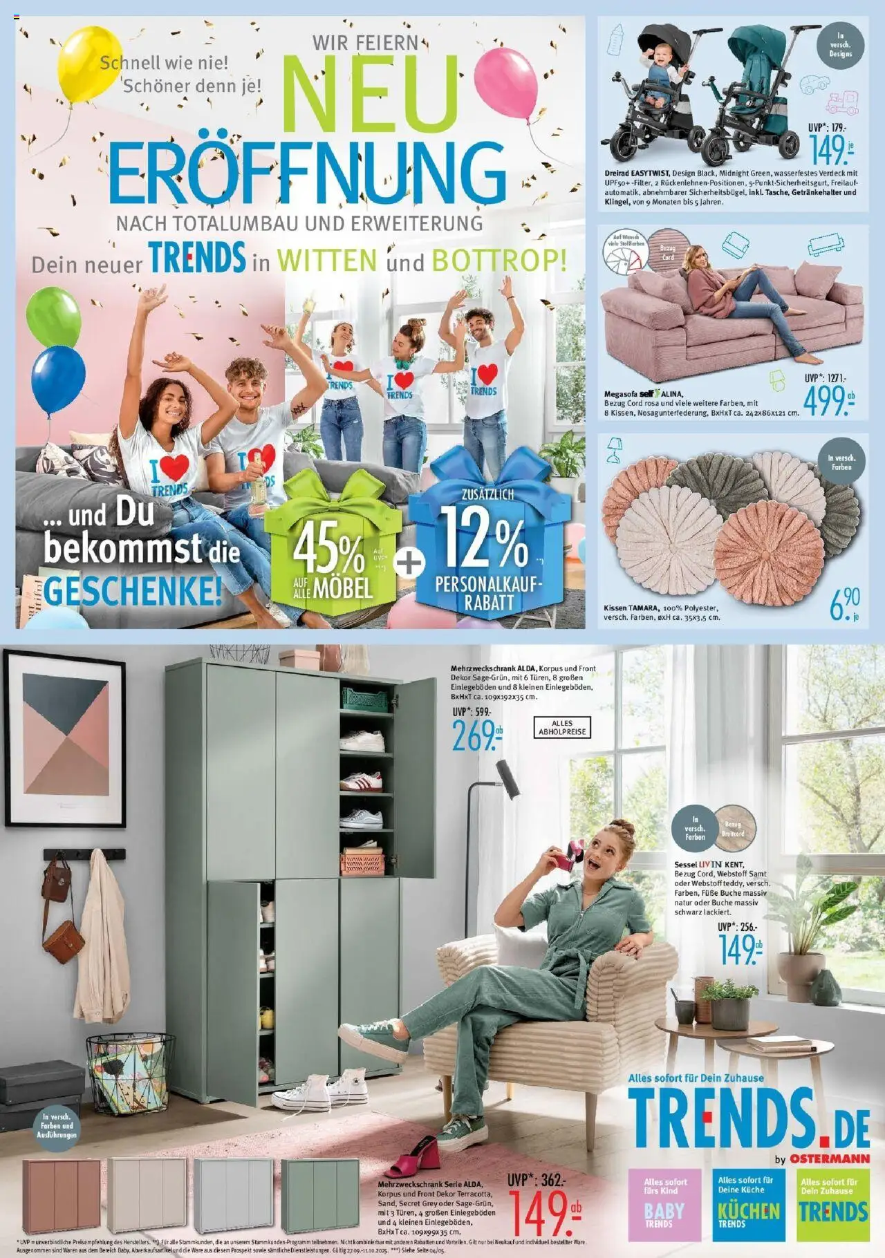Trends Neue Möbel wirken Wunder. (vom 03.10.2025 - 10.10.2025)