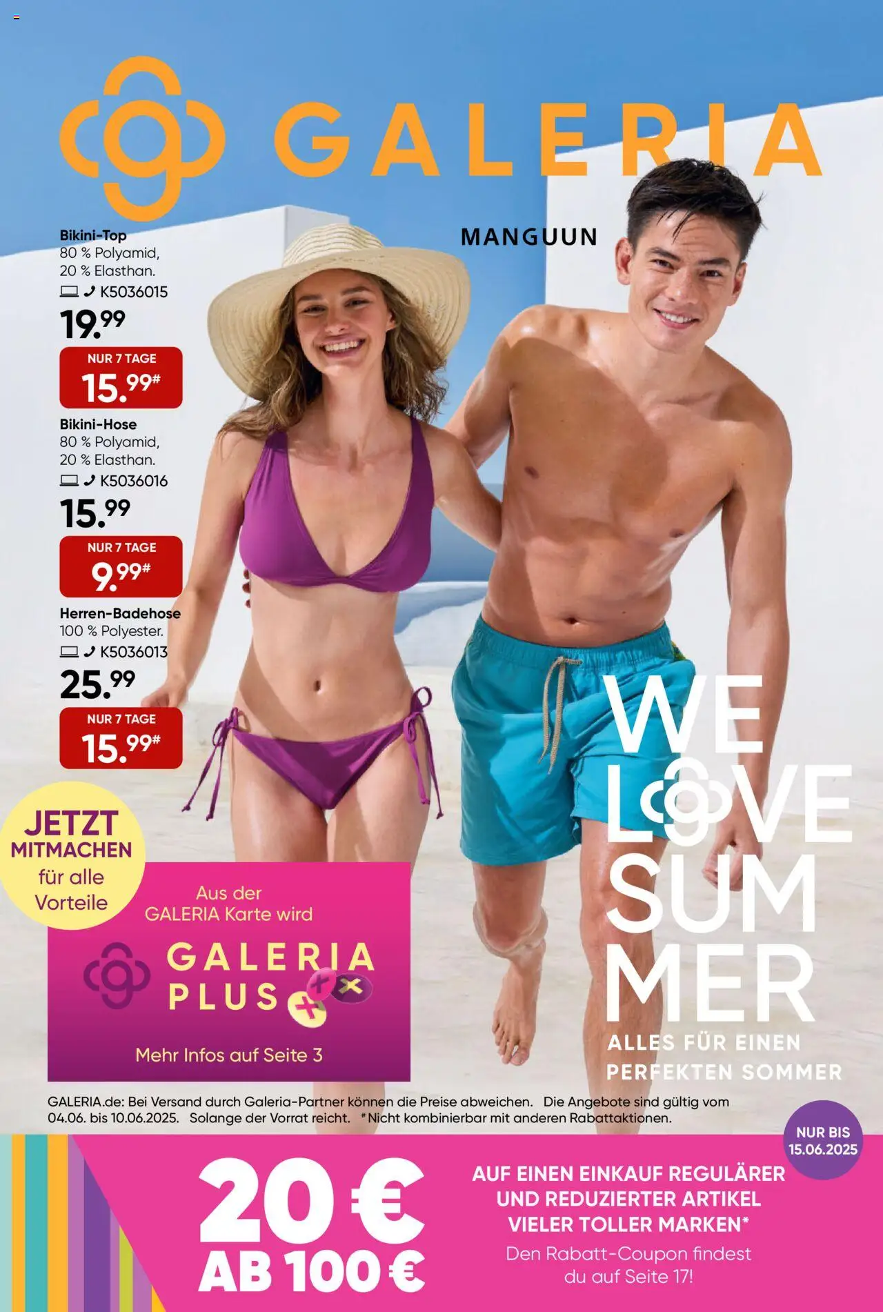 Galeria Karstadt Kaufhof Prospekt (vom 04.06.2025 - 10.06.2025)