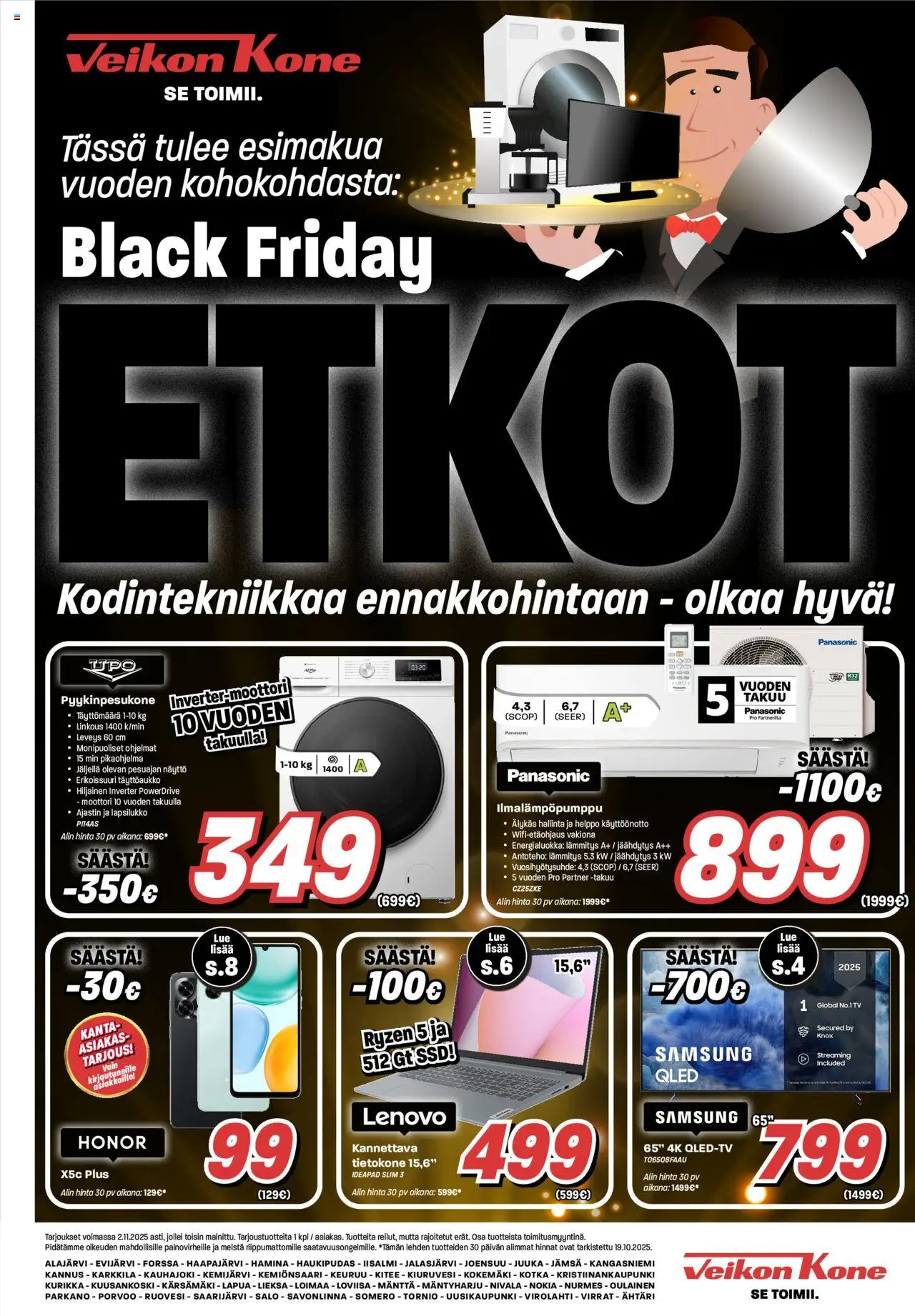 Veikon Kone-kaupan Tarjoukset voimassa 20/10/2025 - Sivulla 1