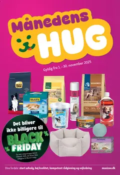 Eksempel på tilbudsavis Black Friday fra butik Maxi Zoo gyldig fra 01/11/2025