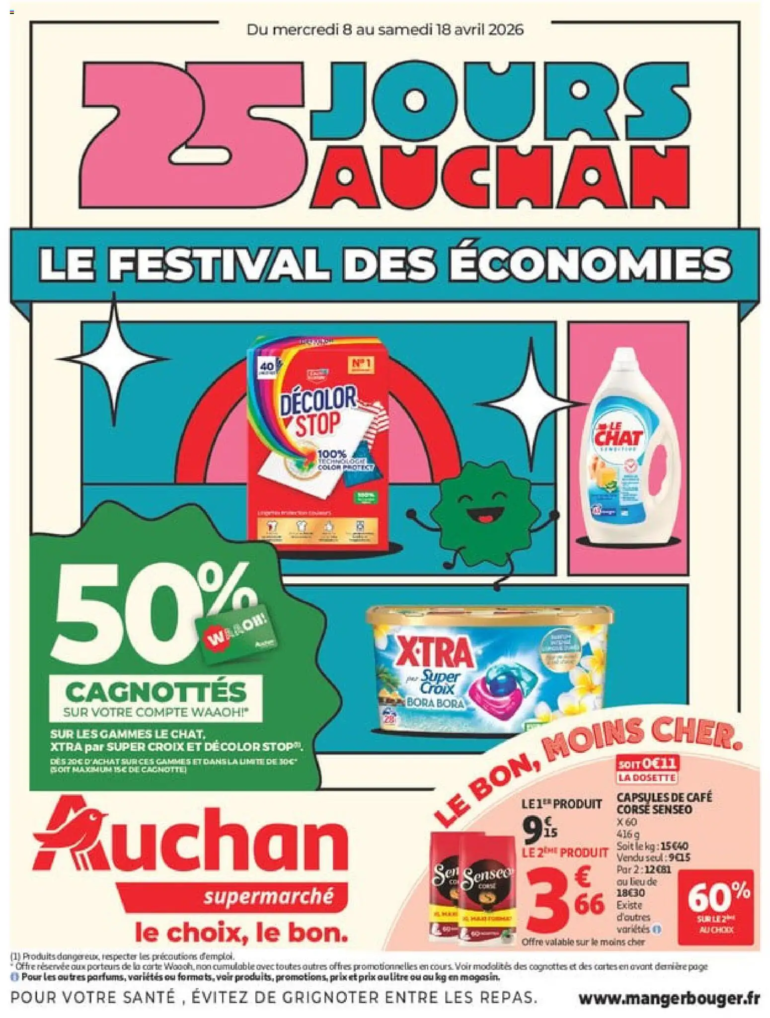 Prévisualisation de Auchan - 25 jours Auchan du magasin Auchan formulaire valide 08/04/2026