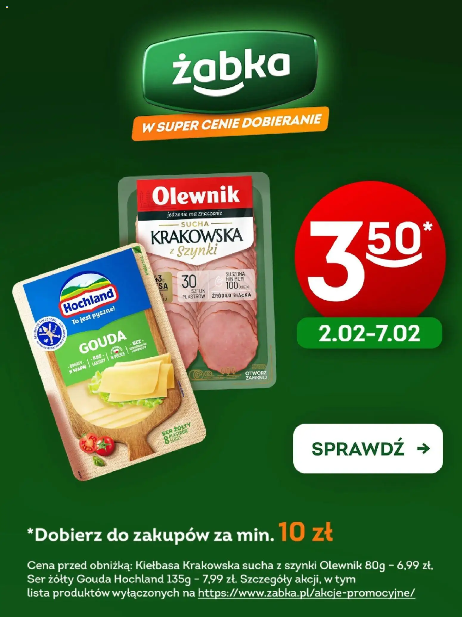 Pogląd gazetki "Żabka Krakowska i Gouda ważne do 7.02" ze sklepu Żabka ważnej od 02.02.2026