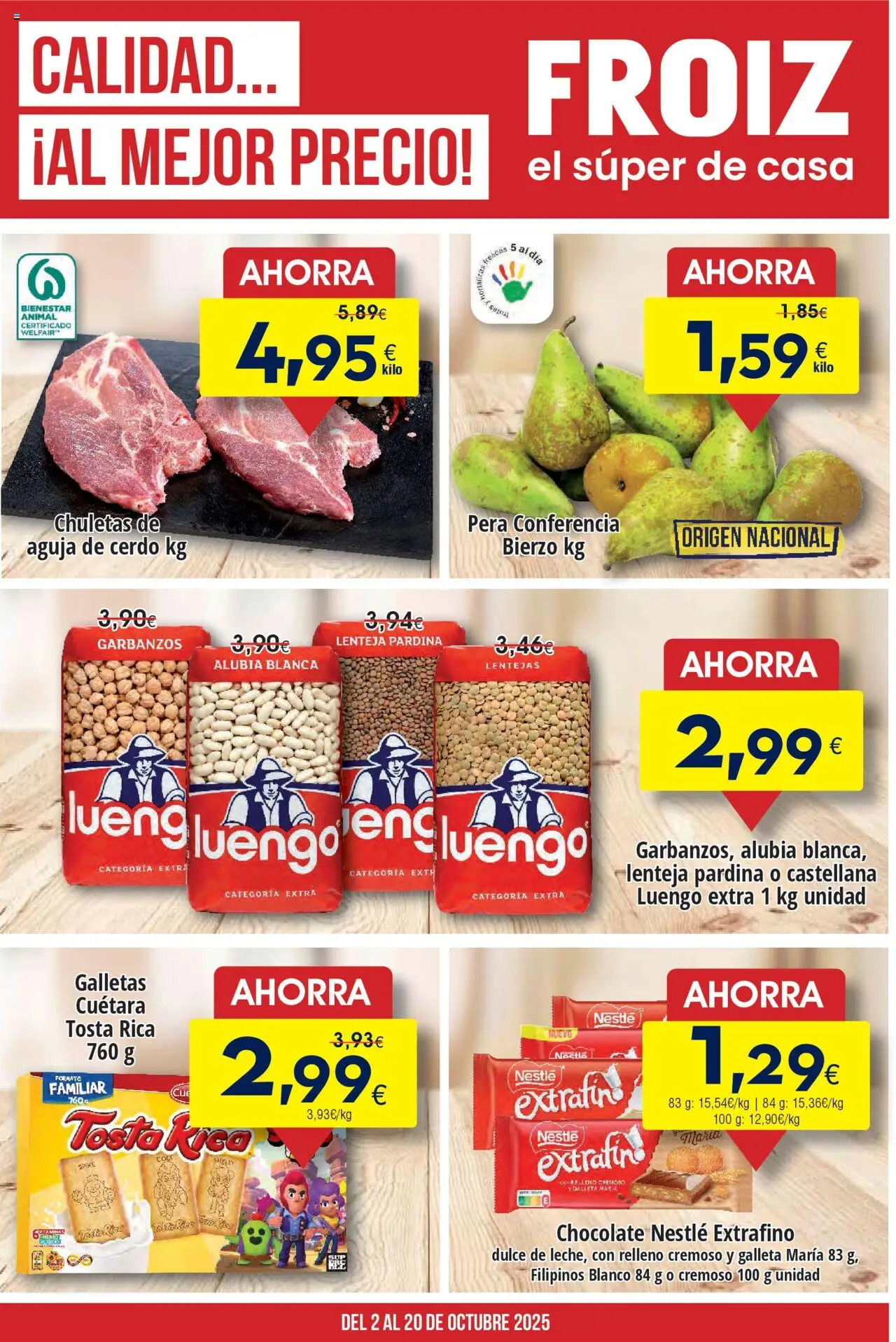 Froiz Folleto > 02/10 - 22/10/2025 > Ofertas
